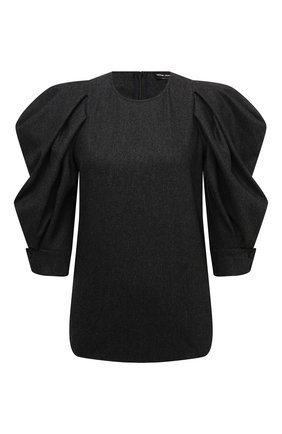 Женский шерстяной топ GIORGIO ARMANI темно-серого цвета по цене 98950 руб., арт. 1WHCC01U/T016Z | Фото 1 Женский шерстяной топ GIORGIO ARMANI темно-серого цвета, арт. 1WHCC01U/T016Z | Фото 1