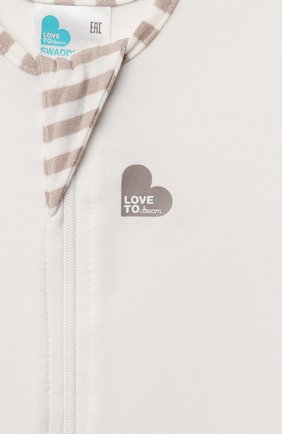 Детский спальный комбинезон LOVE TO DREAM молочного цвета по цене 2390 руб., арт. L10 04 005 CR S | Фото 3 Детский спальный комбинезон LOVE TO DREAM молочного цвета, арт. L10 04 005 CR S | Фото 3 (Рукава: Короткие; Материал внешний: Хлопок; Ростовка одежда: 3 мес | 62 см)