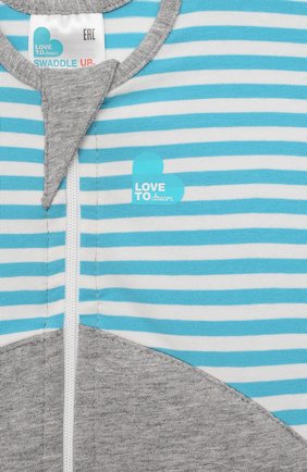 Детский спальный комбинезон LOVE TO DREAM серого цвета по цене 3290 руб., арт. L10 06 043 TQ S | Фото 3 Детский спальный комбинезон LOVE TO DREAM серого цвета, арт. L10 06 043 TQ S | Фото 3 (Рукава: Короткие; Материал внешний: Хлопок; Ростовка одежда: 3 мес | 62 см)