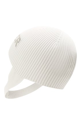 Детского хлопковая шапка MONCLER белого цвета, арт. G2-951-9Z714-00-V9217 | Фото 2 (Материал: Хлопок, Текстиль)