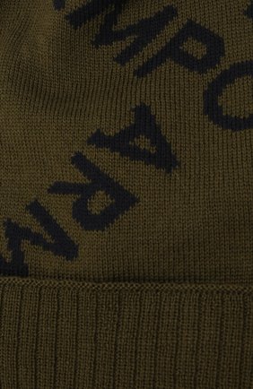 Детский комплект из шапки и шарфа EMPORIO ARMANI хаки цвета по цене 17950 руб., арт. 407513/1A765 | Фото 4 Детский комплект из шапки и шарфа EMPORIO ARMANI хаки цвета, арт. 407513/1A765 | Фото 4 (Материал: Шерсть)