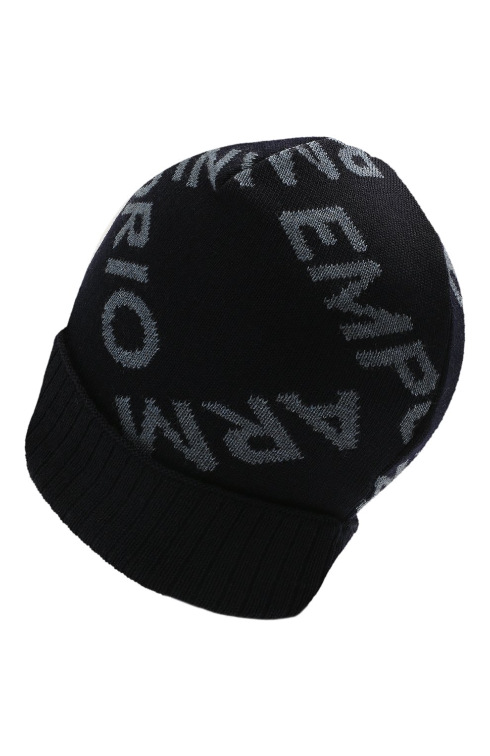 Детский комплект из шапки и шарфа EMPORIO ARMANI синего цвета по цене 17950 руб., арт. 407513/1A765 | Фото 3 Детский комплект из шапки и шарфа EMPORIO ARMANI синего цвета, арт. 407513/1A765 | Фото 3 (Материал: Шерсть)