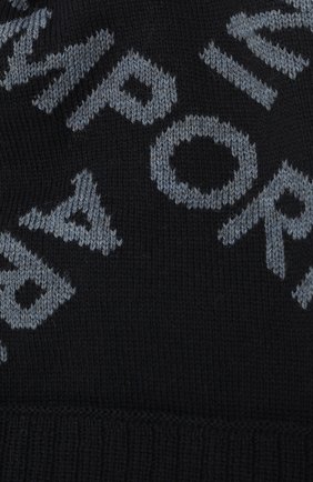 Детский комплект из шапки и шарфа EMPORIO ARMANI синего цвета по цене 17950 руб., арт. 407513/1A765 | Фото 4 Детский комплект из шапки и шарфа EMPORIO ARMANI синего цвета, арт. 407513/1A765 | Фото 4 (Материал: Шерсть)