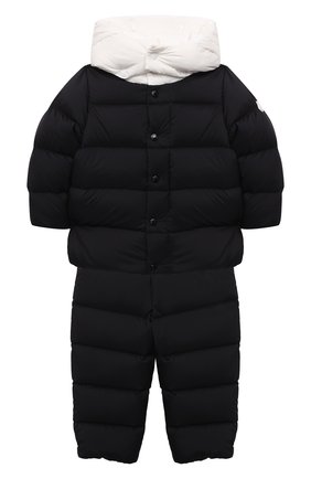 Детского комплект из куртки и комбинезона MONCLER черного цвета по цене 53900 руб., арт. G2-951-1F511-00-53333/9-12M | Фото 1 Детского комплект из куртки и комбинезона MONCLER черного цвета, арт. G2-951-1F511-00-53333/9-12M | Фото 1 (Рукава: Длинные; Ростовка одежда: 6 мес | 68 см, 9 мес | 74 см)