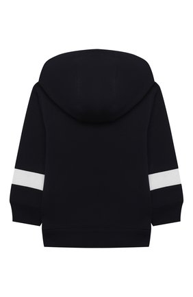 Детский хлопковая толстовка MONCLER темно-синего цвета по цене 19100 руб., арт. G2-951-8G717-20-80996 | Фото 2 Детский хлопковая толстовка MONCLER темно-синего цвета, арт. G2-951-8G717-20-80996 | Фото 2 (Рукава: Длинные; Материал внешний: Хлопок; Ростовка одежда: 12 мес | 80 см, 18 мес | 86 см, 24 мес | 92 см, 3 мес | 62 см, 36 мес | 98 см, 6 мес | 68 см, 9 мес | 74 см)