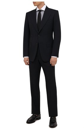 Мужская хлопковая сорочка TOM FORD серого цвета по цене 43900 руб., арт. 2FT620/94SWAX | Фото 2 Мужская хлопковая сорочка TOM FORD серого цвета, арт. 2FT620/94SWAX | Фото 2 (Длина (для топов): Стандартные; Материал внешний: Хлопок; Рукава: Длинные; Случай: Формальный; Стили: Классический; Воротник: Акула; Рубашки М: Regular Fit; Манжеты: На пуговицах; Принт: С принтом)