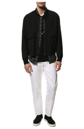 Мужские текстильные кеды malibu SAINT LAURENT черного цвета по цене 43300 руб., арт. 606075/GUZ20 | Фото 2 Мужские текстильные кеды malibu SAINT LAURENT черного цвета, арт. 606075/GUZ20 | Фото 2
