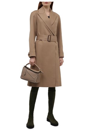 Женские замшевые ботфорты lowland lift STUART WEITZMAN темно-зеленого цвета по цене 88500 руб., арт. S5610 | Фото 2 Женские замшевые ботфорты lowland lift STUART WEITZMAN темно-зеленого цвета, арт. S5610 | Фото 2