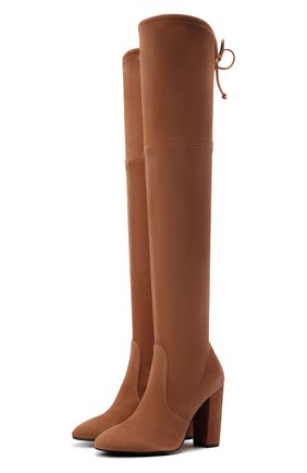 Женские замшевые ботфорты zuzanna 100 STUART WEITZMAN бежевого цвета по цене 76100 руб., арт. S6611 | Фото 1 Женские замшевые ботфорты zuzanna 100 STUART WEITZMAN бежевого цвета, арт. S6611 | Фото 1 (Высота голенища: Высокие; Подошва: Плоская; Каблук высота: Высокий; Материал внутренний: Натуральная кожа; Материал внешний: Замша; Каблук тип: Устойчивый)