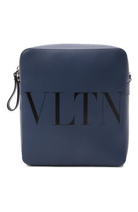 Мужская кожаная сумка vltn VALENTINO темно-синего цвета по цене 74000 руб., арт. WY2B0942/WJW | Фото 1 Мужская кожаная сумка vltn VALENTINO темно-синего цвета, арт. WY2B0942/WJW | Фото 1