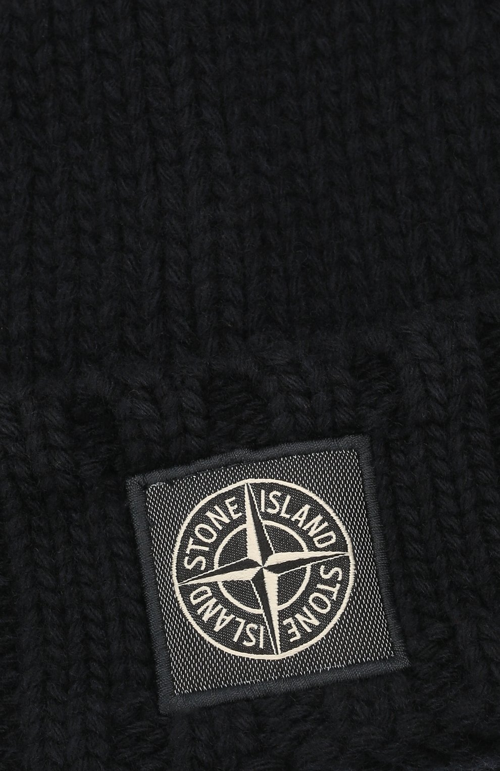Мужская шерстяная шапка STONE ISLAND темно-синего цвета по цене 11950 руб., арт. 7515N17D6 | Фото 3 Мужская шерстяная шапка STONE ISLAND темно-синего цвета, арт. 7515N17D6 | Фото 3 (Материал: Шерсть; Кросс-КТ: Трикотаж)
