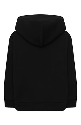 Детский хлопковое худи DOLCE & GABBANA черного цвета по цене 19200 руб., арт. L4JWAY/G7A5X/2-6 | Фото 2 Детский хлопковое худи DOLCE & GABBANA черного цвета, арт. L4JWAY/G7A5X/2-6 | Фото 2 (Рукава: Длинные; Материал внешний: Хлопок; Мальчики Кросс-КТ: Толстовка-одежда; Ростовка одежда: 3 года | 98 см, 4 года | 104 см, 5 лет | 110 см, 6 лет | 116 см)