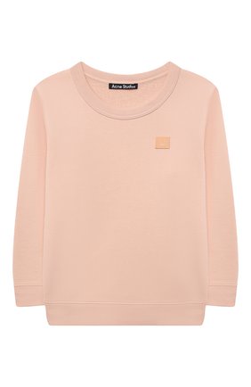 Детский хлопковый свитшот ACNE STUDIOS розового цвета по цене 8595 руб., арт. DI0014 | Фото 1 Детский хлопковый свитшот ACNE STUDIOS розового цвета, арт. DI0014 | Фото 1 (Рукава: Длинные; Материал внешний: Хлопок; Девочки Кросс-КТ: Толстовка-одежда; Ростовка одежда: 3 года | 98 см, 4 года | 104 см, 6 лет | 116 см, 8 лет | 128 см)