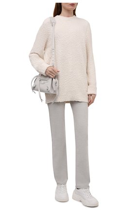 Женский хлопковый свитер MAISON MARGIELA кремвого цвета по цене 69300 руб., арт. S51GP0225/S17664 | Фото 2 Женский хлопковый свитер MAISON MARGIELA кремвого цвета, арт. S51GP0225/S17664 | Фото 2