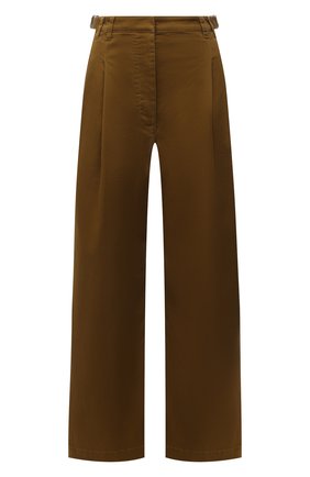 Женские хлопковые брюки PROENZA SCHOULER WHITE LABEL хаки цвета по цене 33450 руб., арт. WL2136097-AC115 | Фото 1 Женские хлопковые брюки PROENZA SCHOULER WHITE LABEL хаки цвета, арт. WL2136097-AC115 | Фото 1