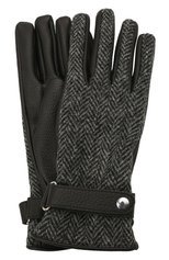 Женские кожаные перчатки MAISON MARGIELA черного цвета, арт. S51TS0051/SY1569 | Фото 1 (Материал: Натуральная кожа)