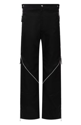 Мужские брюки BOTTEGA VENETA черного цвета, арт. 665720/VKIL0 | Фото 1 (Длина (брюки, джинсы): Стандартные; Случай: Повседневный; Материал внешний: Синтетический материал; Стили: Минимализм)