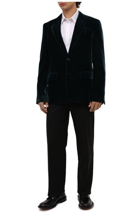 Мужской пиджак BOTTEGA VENETA темно-зеленого цвета по цене 161000 руб., арт. 659589/V0XD0 | Фото 2 Мужской пиджак BOTTEGA VENETA темно-зеленого цвета, арт. 659589/V0XD0 | Фото 2