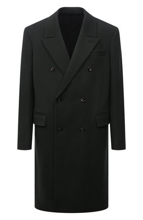 Мужской шерстяное пальто BOTTEGA VENETA темно-зеленого цвета по цене 358500 руб., арт. 664463/VKUU0 | Фото 1 Мужской шерстяное пальто BOTTEGA VENETA темно-зеленого цвета, арт. 664463/VKUU0 | Фото 1 (Материал подклада: Вискоза; Материал внешний: Шерсть; Мужское Кросс-КТ: пальто-верхняя одежда; Длина (верхняя одежда): До колена; Рукава: Длинные; Стили: Минимализм)