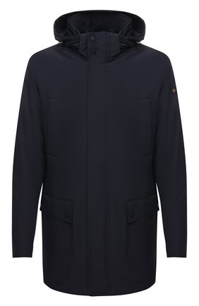 Мужская утепленная куртка PAUL&SHARK темно-синего цвета, арт. 11312002/DF | Фото 1 (Материал подклада: Синтетический материал; Материал внешний: Синтетический материал; Рукава: Длинные; Длина (верхняя одежда): До середины бедра; Кросс-КТ: Куртка; Мужское Кросс-КТ: утепленные куртки; Стили: Кэжуэл)
