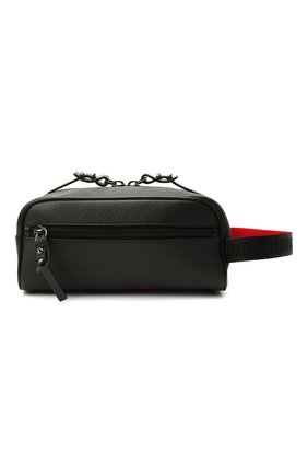 Мужской кожаные несессер blaster CHRISTIAN LOUBOUTIN черного цвета по цене 42650 руб., арт. 1205142/BLASTER | Фото 1 Мужской кожаные несессер blaster CHRISTIAN LOUBOUTIN черного цвета, арт. 1205142/BLASTER | Фото 1