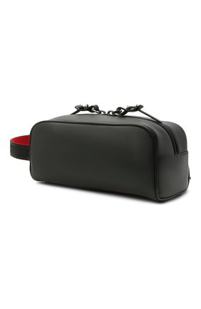 Мужской кожаные несессер blaster CHRISTIAN LOUBOUTIN черного цвета по цене 42650 руб., арт. 1205142/BLASTER | Фото 2 Мужской кожаные несессер blaster CHRISTIAN LOUBOUTIN черного цвета, арт. 1205142/BLASTER | Фото 2