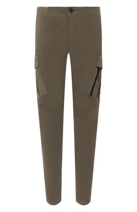Мужские хлопковые брюки-карго C.P. COMPANY хаки цвета по цене 24650 руб., арт. 11CMPA226A-005529G | Фото 1 Мужские хлопковые брюки-карго C.P. COMPANY хаки цвета, арт. 11CMPA226A-005529G | Фото 1