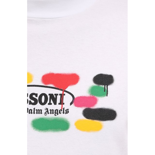 фото Хлопковая футболка palm angels x missoni palm angels