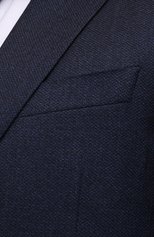 Мужской шерстяной костюм CANALI темно-синего цвета, арт. 19220/93/AA02161 | Фото 6 (Материал внешний: Шерсть; Рукава: Длинные; Костюмы М: Однобортный; Стили: Классический; Материал подклада: Купро)