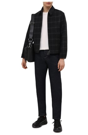 Мужские комбинированные кроссовки arthur BURBERRY черного цвета по цене 83800 руб., арт. 8042579 | Фото 2 Мужские комбинированные кроссовки arthur BURBERRY черного цвета, арт. 8042579 | Фото 2 (Материал внутренний: Текстиль, Натуральная кожа; Материал внешний: Текстиль; Подошва: Массивная; Материал утеплителя: Без утеплителя; Стили: Классический)