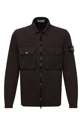 Мужская хлопковая куртка STONE ISLAND коричневого цвета по цене 29950 руб., арт. 7515113WN | Фото 1 Мужская хлопковая куртка STONE ISLAND коричневого цвета, арт. 7515113WN | Фото 1 (Материал внешний: Хлопок; Рукава: Длинные; Длина (верхняя одежда): Короткие; Кросс-КТ: Куртка, Ветровка; Стили: Гранж)