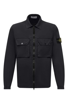 Мужская хлопковая куртка STONE ISLAND темно-серого цвета по цене 29950 руб., арт. 7515113WN | Фото 1 Мужская хлопковая куртка STONE ISLAND темно-серого цвета, арт. 7515113WN | Фото 1