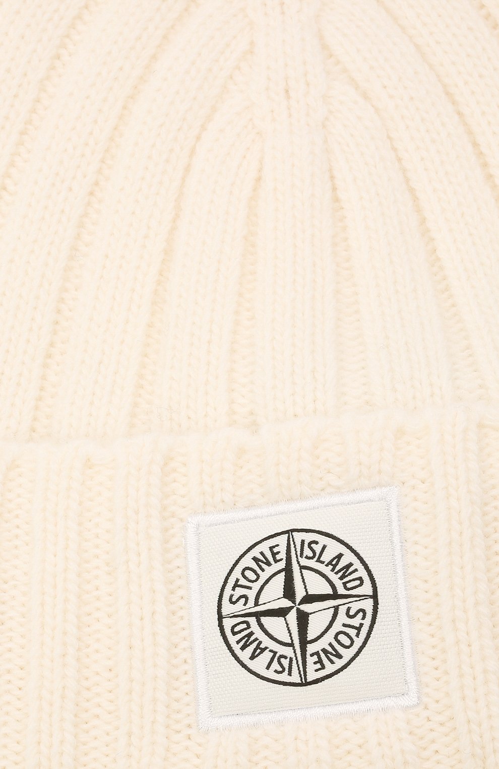 Мужская шерстяная шапка STONE ISLAND белого цвета по цене 11200 руб., арт. 7515N24B5 | Фото 3 Мужская шерстяная шапка STONE ISLAND белого цвета, арт. 7515N24B5 | Фото 3 (Материал: Шерсть; Кросс-КТ: Трикотаж)