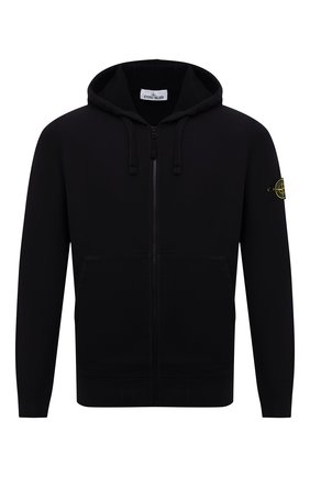 Мужской хлопковая толстовка STONE ISLAND черного цвета по цене 25350 руб., арт. 751564220 | Фото 1 Мужской хлопковая толстовка STONE ISLAND черного цвета, арт. 751564220 | Фото 1