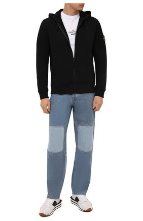 Мужской хлопковая толстовка STONE ISLAND черного цвета по цене 25350 руб., арт. 751564220 | Фото 2 Мужской хлопковая толстовка STONE ISLAND черного цвета, арт. 751564220 | Фото 2