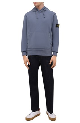 Мужской хлопковое худи STONE ISLAND серого цвета по цене 23150 руб., арт. 751564120 | Фото 2 Мужской хлопковое худи STONE ISLAND серого цвета, арт. 751564120 | Фото 2