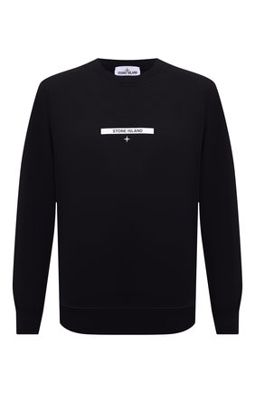 Мужской хлопковый свитшот STONE ISLAND темно-синего цвета по цене 19500 руб., арт. 751563085 | Фото 1 Мужской хлопковый свитшот STONE ISLAND темно-синего цвета, арт. 751563085 | Фото 1