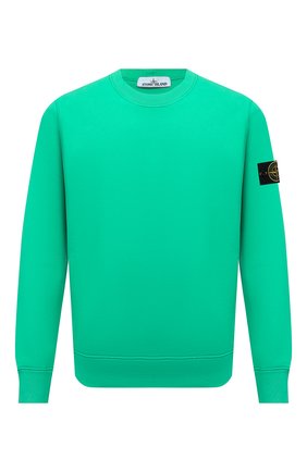 Мужской хлопковый свитшот STONE ISLAND зеленого цвета по цене 19500 руб., арт. 751563020 | Фото 1 Мужской хлопковый свитшот STONE ISLAND зеленого цвета, арт. 751563020 | Фото 1