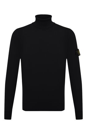 Мужской шерстяная водолазка STONE ISLAND черного цвета по цене 24850 руб., арт. 7515527C4 | Фото 1 Мужской шерстяная водолазка STONE ISLAND черного цвета, арт. 7515527C4 | Фото 1