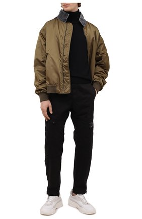 Мужской шерстяная водолазка STONE ISLAND черного цвета по цене 24850 руб., арт. 7515527C4 | Фото 2 Мужской шерстяная водолазка STONE ISLAND черного цвета, арт. 7515527C4 | Фото 2