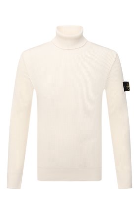 Мужской шерстяной свитер STONE ISLAND кремвого цвета по цене 29950 руб., арт. 7515525C2 | Фото 1 Мужской шерстяной свитер STONE ISLAND кремвого цвета, арт. 7515525C2 | Фото 1