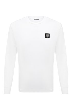 Мужская хлопковый лонгслив STONE ISLAND белого цвета по цене 12400 руб., арт. 751522713 | Фото 1 Мужская хлопковый лонгслив STONE ISLAND белого цвета, арт. 751522713 | Фото 1