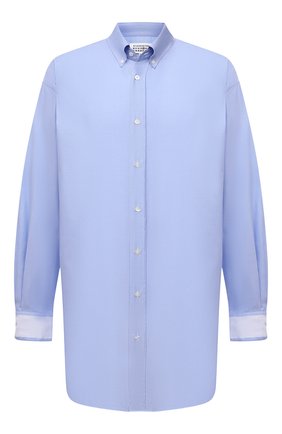 Мужская хлопковая рубашка MAISON MARGIELA голубого цвета по цене 49300 руб., арт. S50DL0473/S52925 | Фото 1 Мужская хлопковая рубашка MAISON MARGIELA голубого цвета, арт. S50DL0473/S52925 | Фото 1