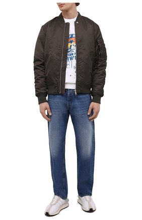 Мужской двусторонний бомбер DIESEL хаки цвета по цене 23900 руб., арт. A02733/0HCAS | Фото 2 Мужской двусторонний бомбер DIESEL хаки цвета, арт. A02733/0HCAS | Фото 2