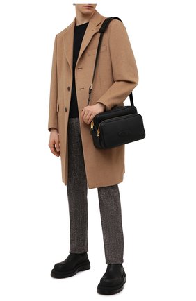 Мужская кожаная сумка TOM FORD черного цвета по цене 192500 руб., арт. H0480T-LCL213 | Фото 2 Мужская кожаная сумка TOM FORD черного цвета, арт. H0480T-LCL213 | Фото 2