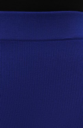 Женская юбка из кашемира и шелка TOM FORD синего цвета, арт. GCK097-YAX320 | Фото 5 (Материал внешний: Шерсть, Кашемир; Стили: Гламурный; Кросс-КТ: Трикотаж; Женское Кросс-КТ: Юбка-одежда; Длина Ж (юбки, платья, шорты): Миди, До колена)