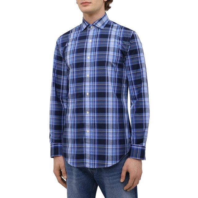 фото Хлопковая рубашка polo ralph lauren