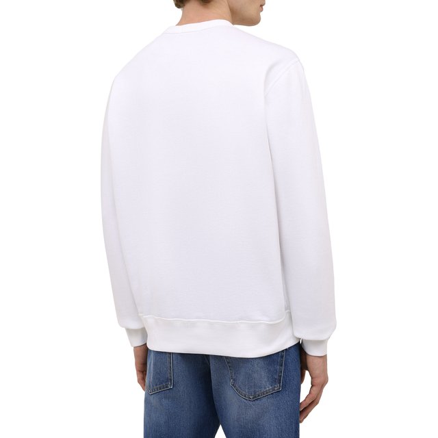 Хлопковый свитшот Polo Ralph Lauren 710842444, цвет белый, размер 54 - фото 4