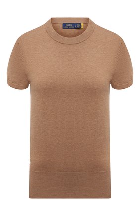 Женский хлопковый пуловер POLO RALPH LAUREN бежевого цвета по цене 10950 руб., арт. 211784760 | Фото 1 Женский хлопковый пуловер POLO RALPH LAUREN бежевого цвета, арт. 211784760 | Фото 1