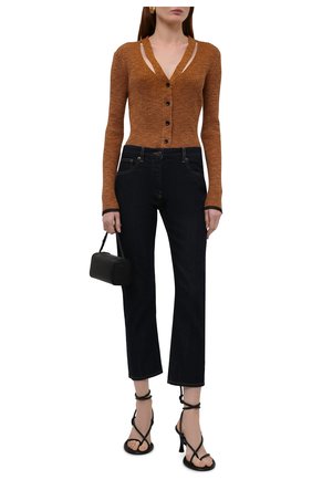 Женский кардиган PROENZA SCHOULER WHITE LABEL светло-коричневого цвета по цене 33450 руб., арт. WL2137640-KC089 | Фото 2 Женский кардиган PROENZA SCHOULER WHITE LABEL светло-коричневого цвета, арт. WL2137640-KC089 | Фото 2